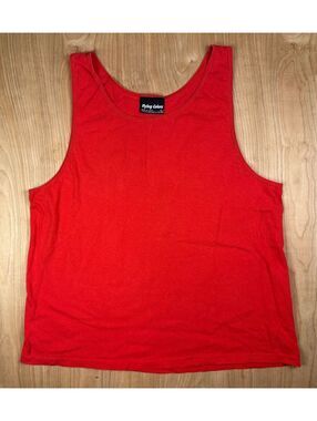 Vintage 80s Flying Colors tank top Single Stitch large 100% cotton made in usa